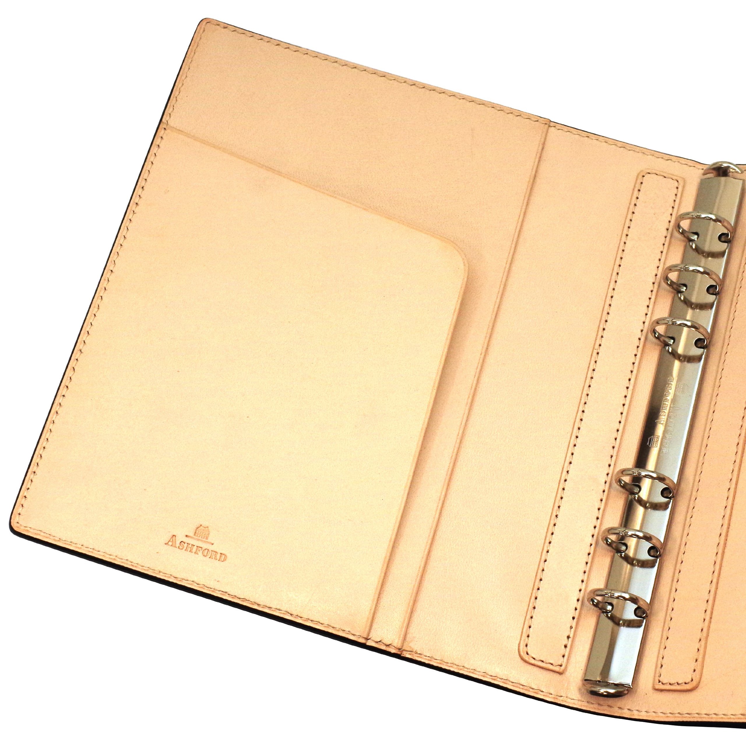 Amazon.co.jp: ASHFORD 手帳 HB×WA5 キュリオ 15mm ブラック : 文房具